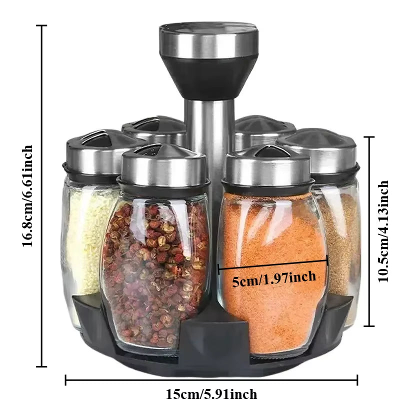 Self-Adhesive Kitchen Spice Rack – Wall-Mounted Storage Organizer for a Clutter-Free Kitchen