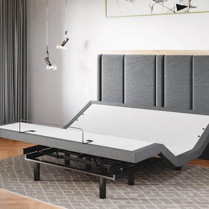 King Adjustable Bed Base Frame 5 Minute Assembly, Head & Foot Articulation, USB Ports, Zero Gravity, Interactive Dual Massage, Wireless, Classic (King)